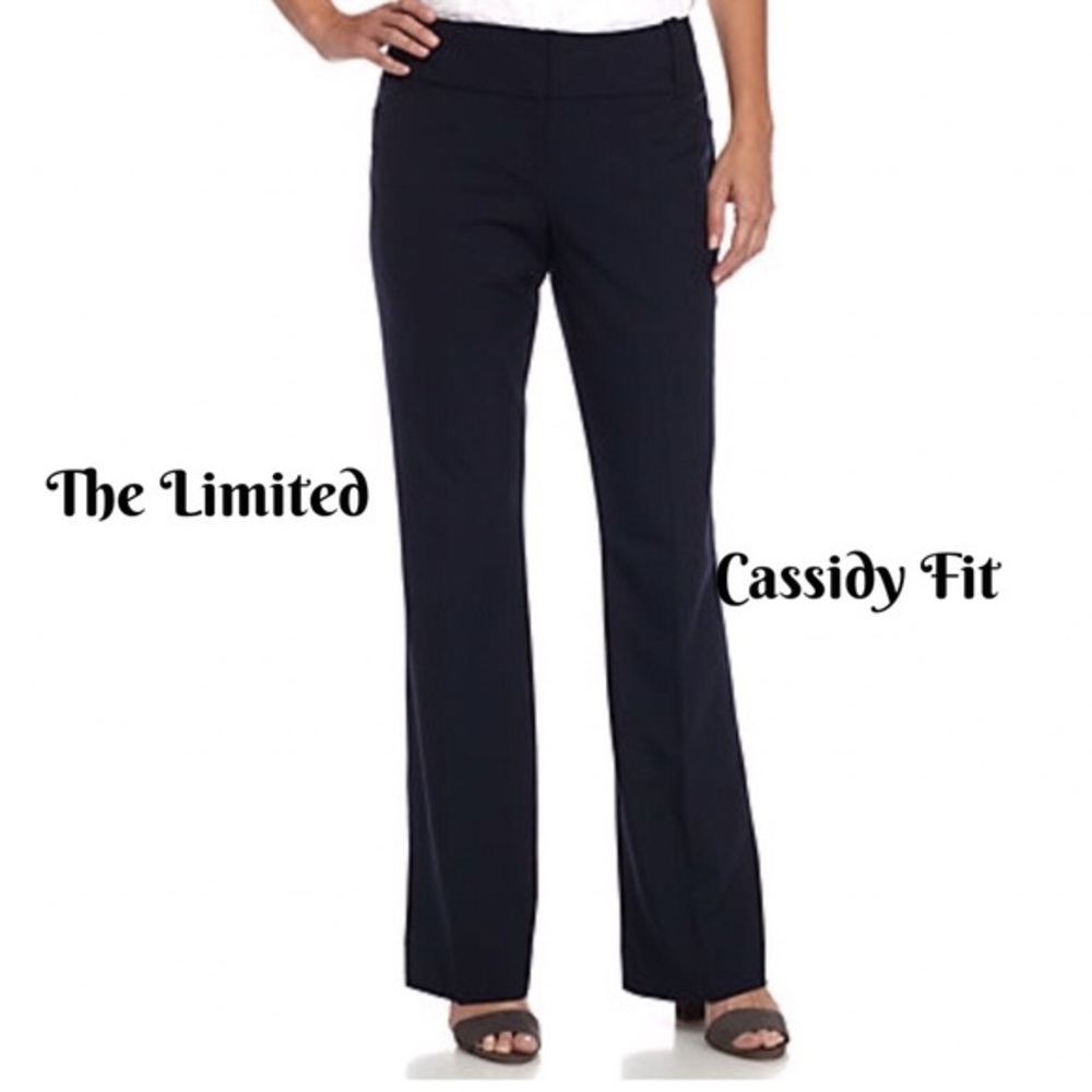 Navy Blue: The Limited Collection Cassidy Fit Navy Blue Slacks; Size 4R